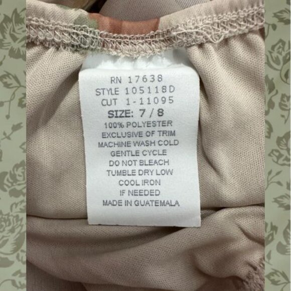 Y2K Cream Floral Fairy Midi Skirt - Authentic Vintage Size Small - Picture 4 of 4